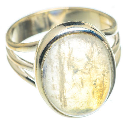 Rainbow Moonstone Rings handcrafted by Ana Silver Co - RING66960