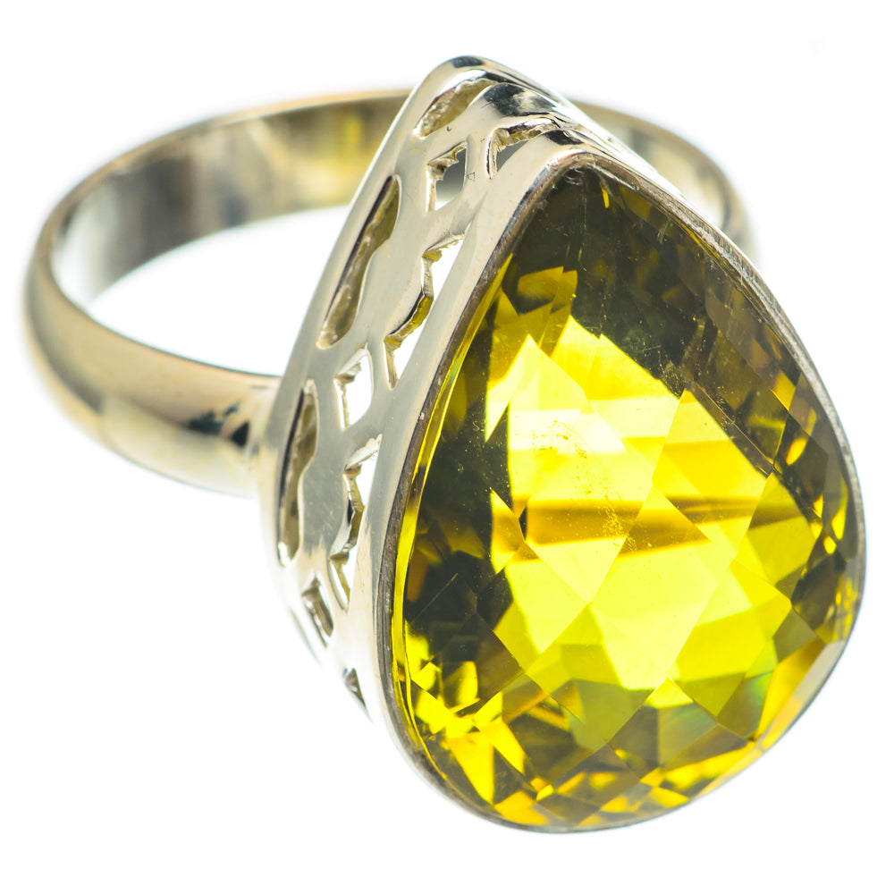 Olive Quartz Rings handcrafted by Ana Silver Co - RING66962