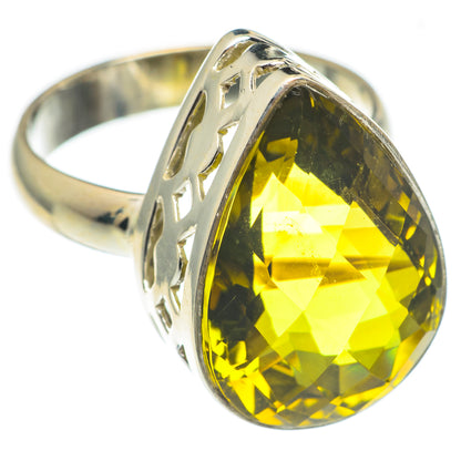 Olive Quartz Rings handcrafted by Ana Silver Co - RING66962