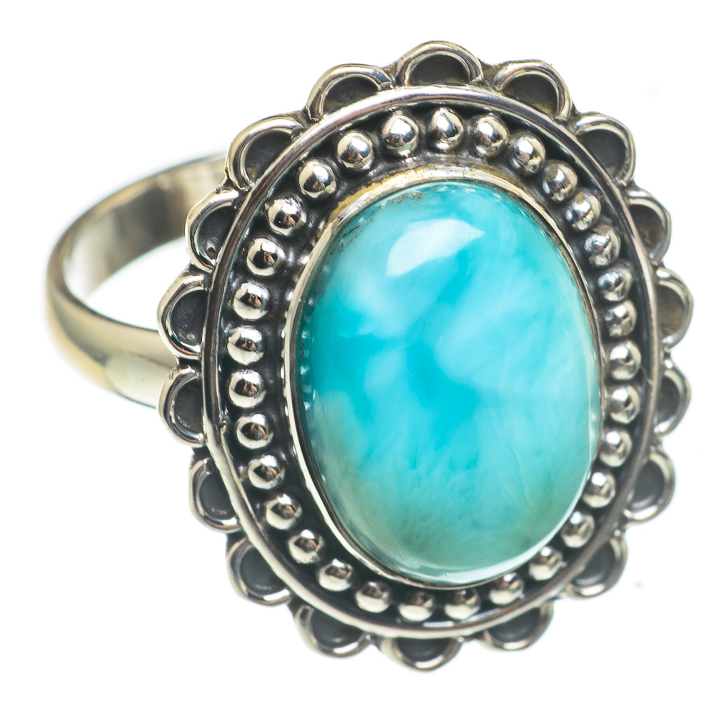 Larimar Rings handcrafted by Ana Silver Co - RING66964