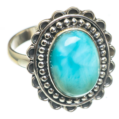 Larimar Rings handcrafted by Ana Silver Co - RING66964