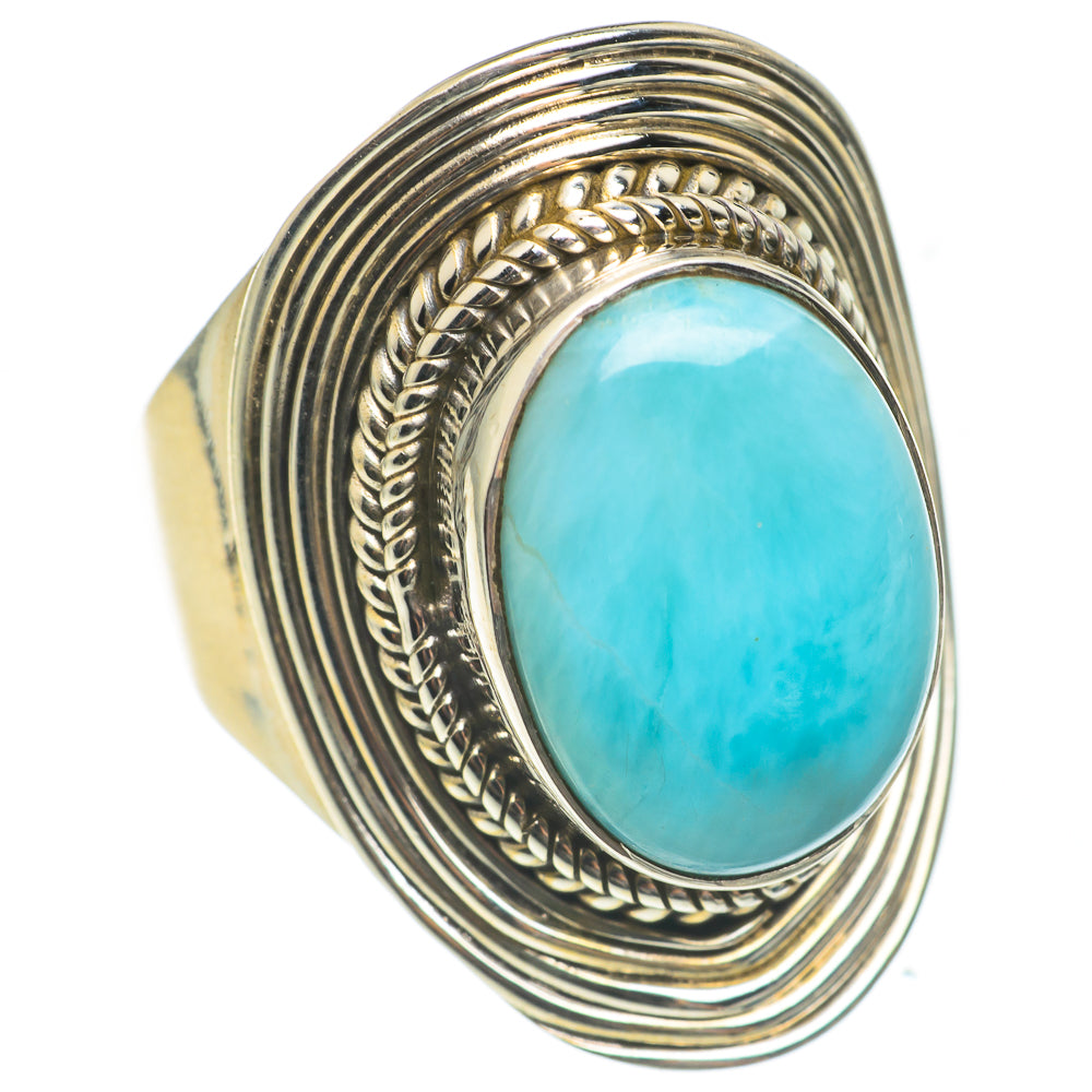 Larimar Rings handcrafted by Ana Silver Co - RING66967