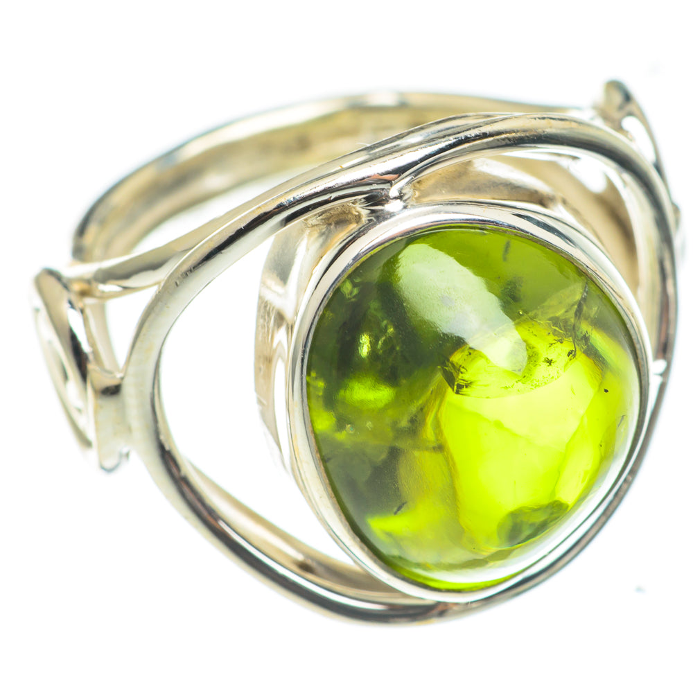 Green Tourmaline Rings handcrafted by Ana Silver Co - RING66969