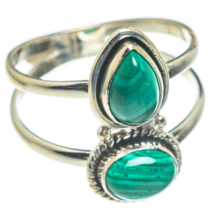 Malachite Rings handcrafted by Ana Silver Co - RING66970