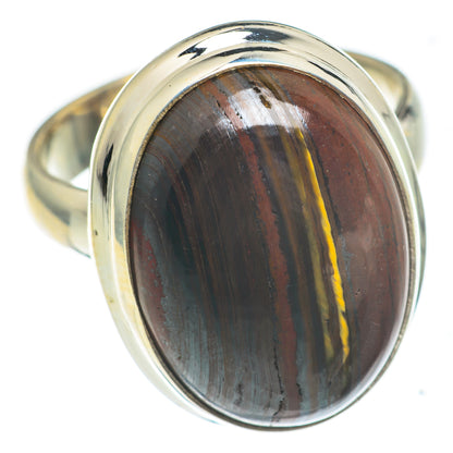 Red Tiger Iron Rings handcrafted by Ana Silver Co - RING66972