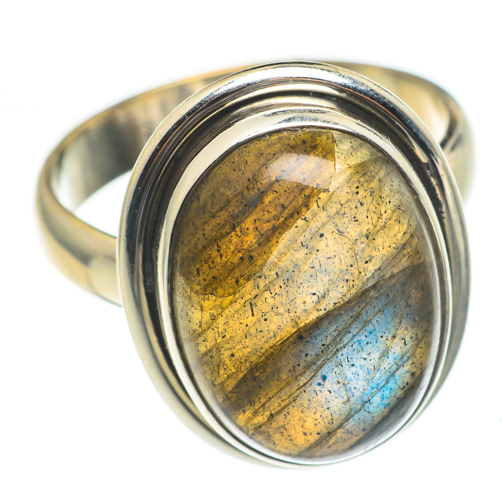 Labradorite Rings handcrafted by Ana Silver Co - RING66988