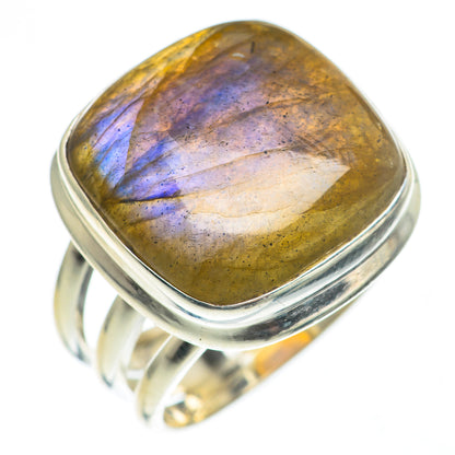 Labradorite Rings handcrafted by Ana Silver Co - RING66990
