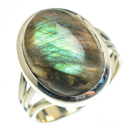 Labradorite Rings handcrafted by Ana Silver Co - RING66994