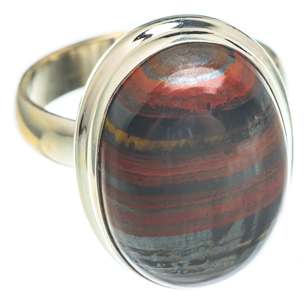 Red Tiger Iron Rings handcrafted by Ana Silver Co - RING66995