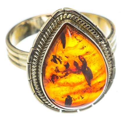 Baltic Amber Rings handcrafted by Ana Silver Co - RING66997