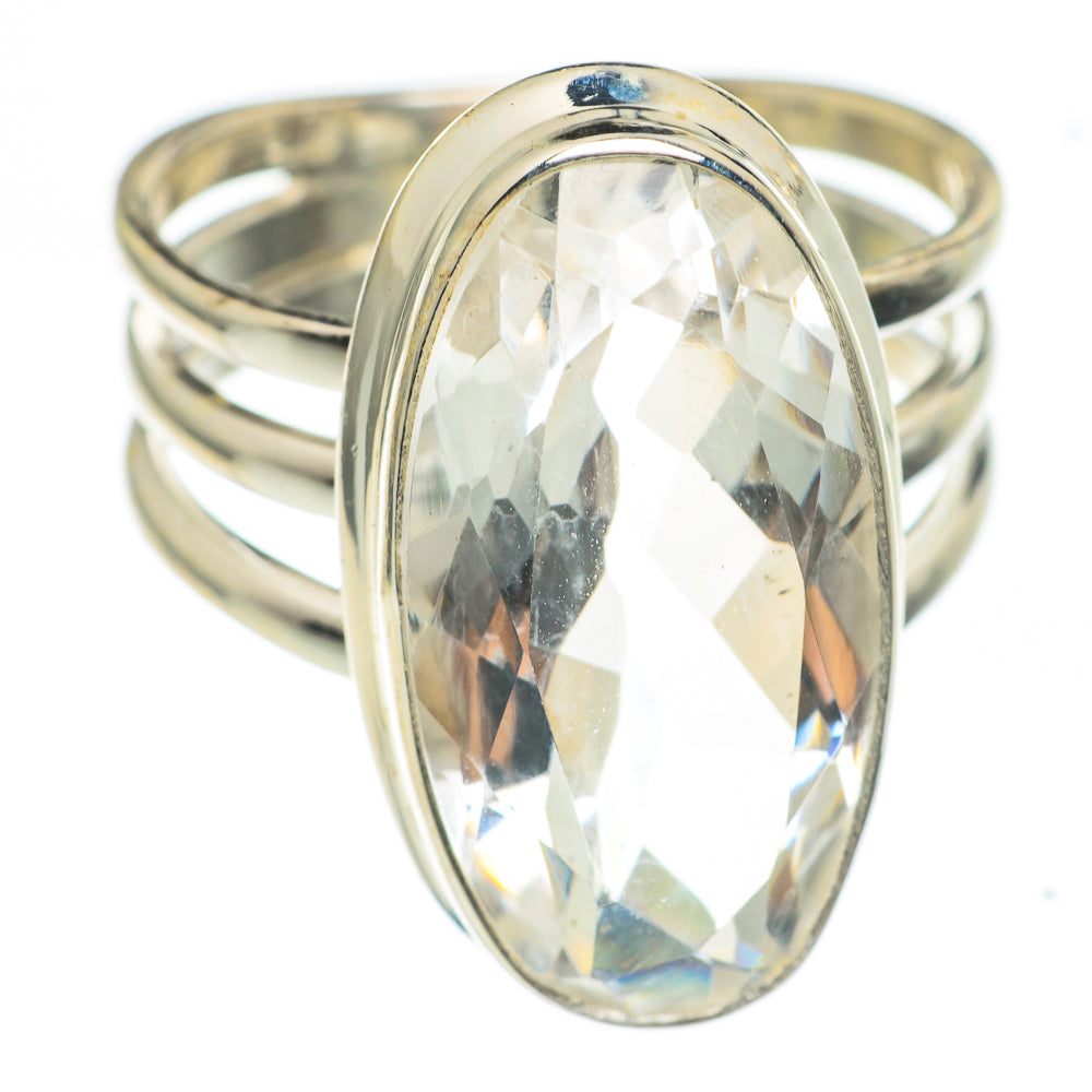 White Quartz Rings handcrafted by Ana Silver Co - RING67003