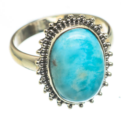 Larimar Rings handcrafted by Ana Silver Co - RING67011