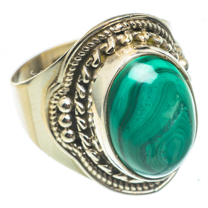 Malachite Rings handcrafted by Ana Silver Co - RING67013