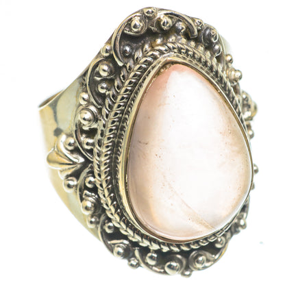 Rose Quartz Rings handcrafted by Ana Silver Co - RING67016