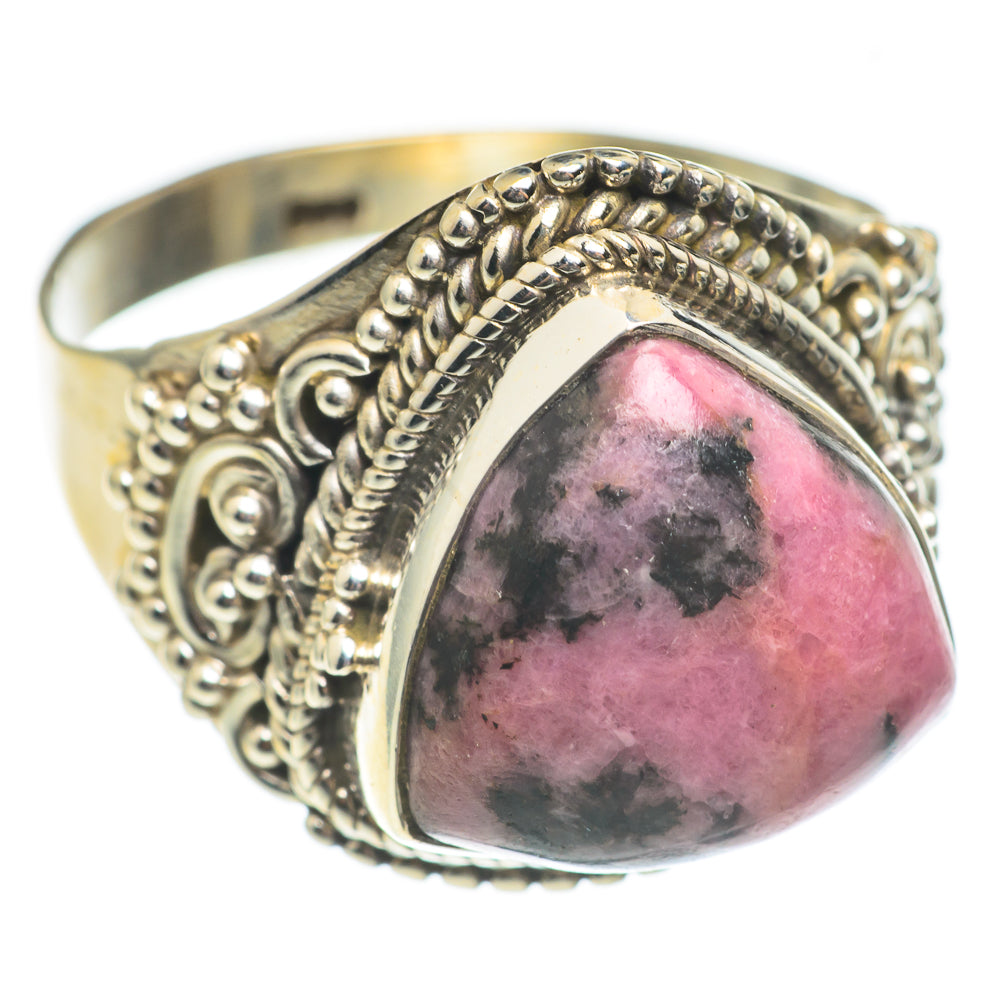 Rhodonite Rings handcrafted by Ana Silver Co - RING67017