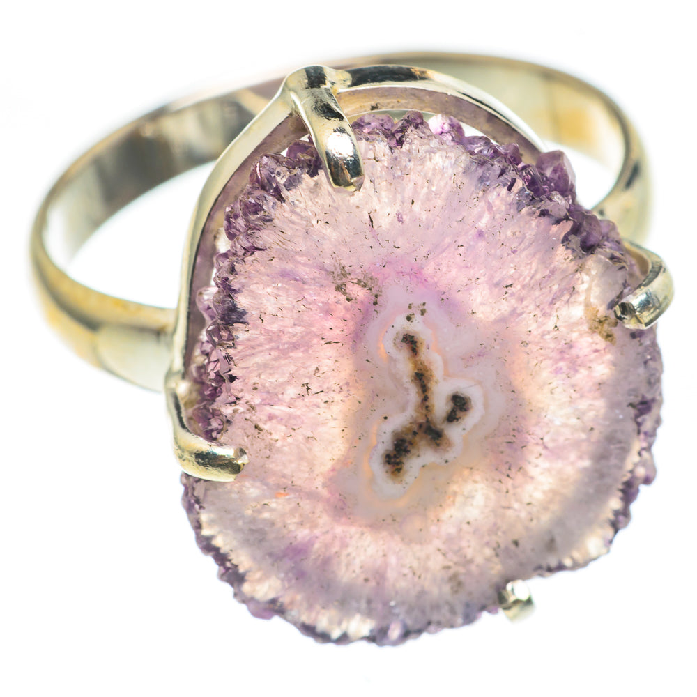 Amethyst Stalactite Rings handcrafted by Ana Silver Co - RING67020