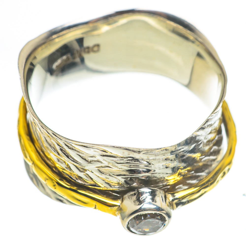 White Quartz Copper Rings handcrafted by Ana Silver Co - RING67022