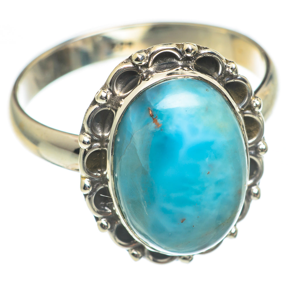 Larimar Rings handcrafted by Ana Silver Co - RING67025