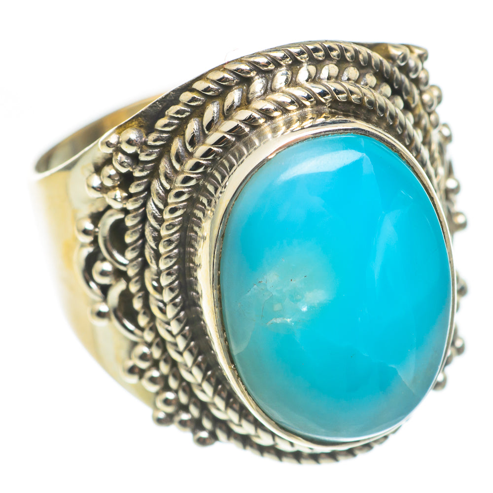 Larimar Rings handcrafted by Ana Silver Co - RING67027