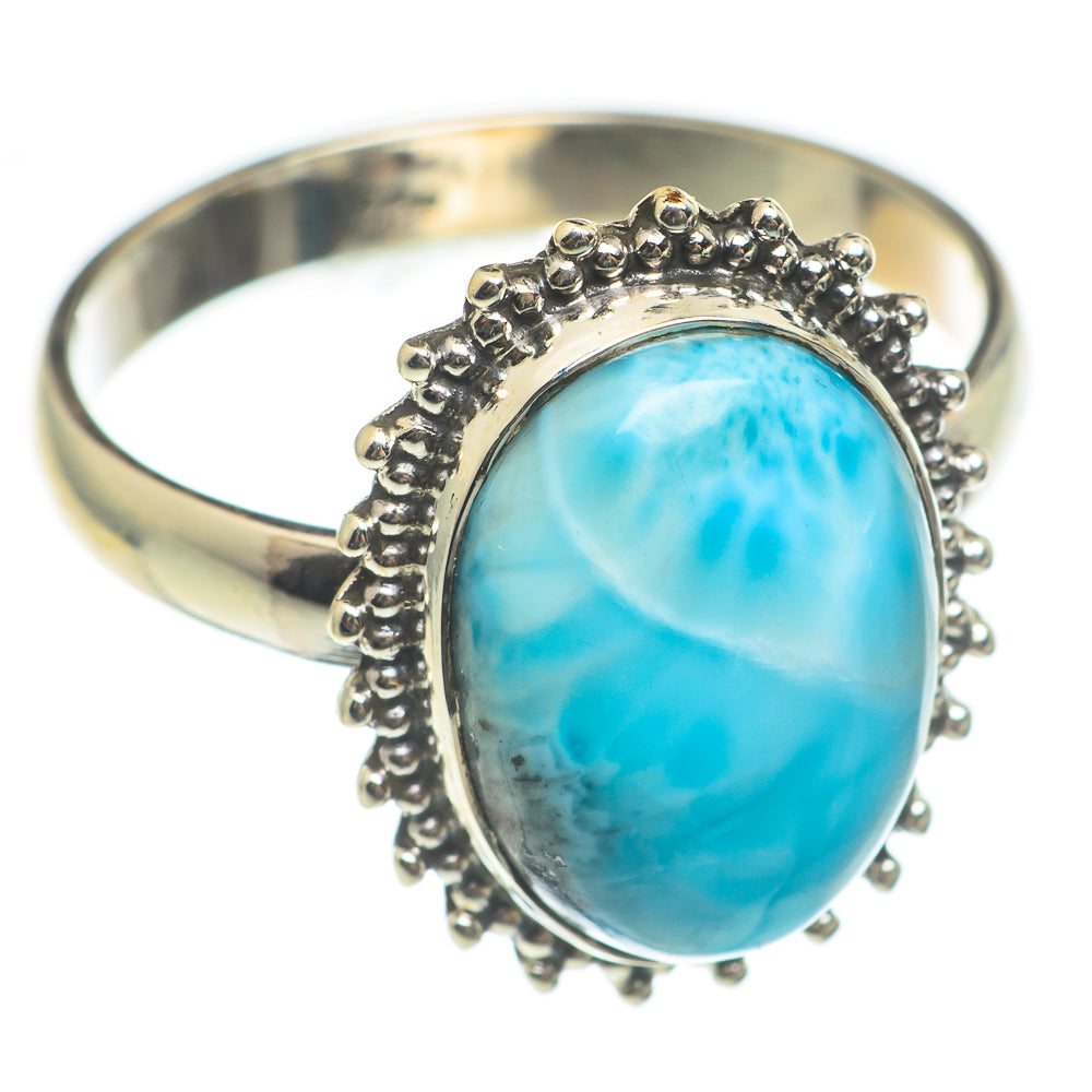 Larimar Rings handcrafted by Ana Silver Co - RING67030