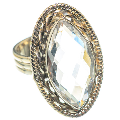 White Quartz Rings handcrafted by Ana Silver Co - RING67043