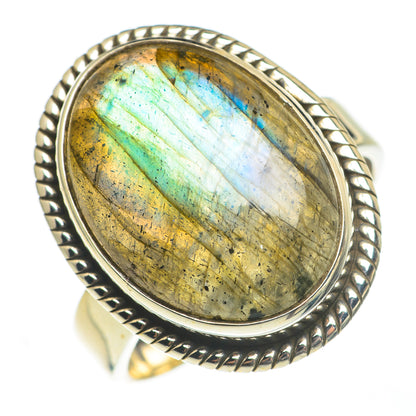 Labradorite Rings handcrafted by Ana Silver Co - RING67045