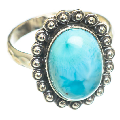Larimar Rings handcrafted by Ana Silver Co - RING67048