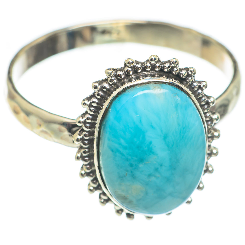 Larimar Rings handcrafted by Ana Silver Co - RING67051