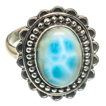 Larimar Rings handcrafted by Ana Silver Co - RING67063