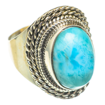Larimar Rings handcrafted by Ana Silver Co - RING67066