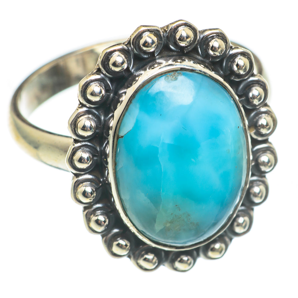 Larimar Rings handcrafted by Ana Silver Co - RING67067