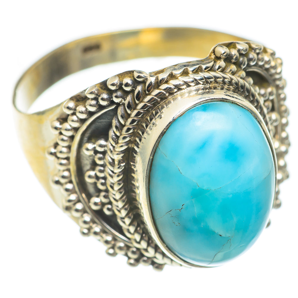Larimar Rings handcrafted by Ana Silver Co - RING67068