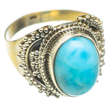 Larimar Rings handcrafted by Ana Silver Co - RING67068