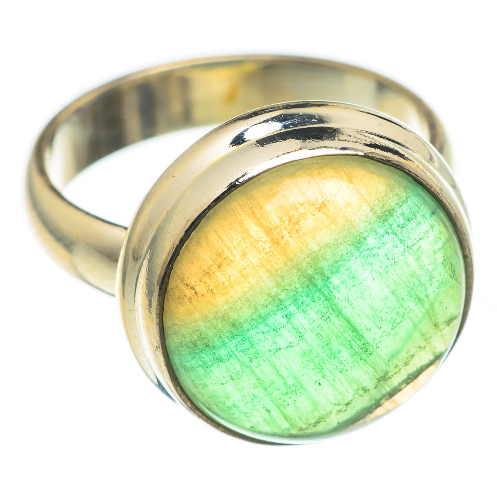 Green Fluorite Rings handcrafted by Ana Silver Co - RING67069