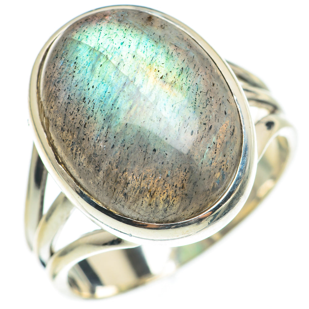 Labradorite Rings handcrafted by Ana Silver Co - RING67070