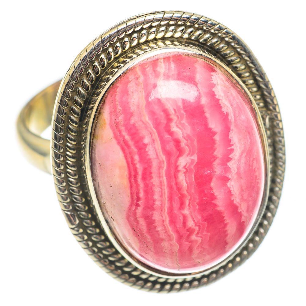 Rhodochrosite Rings handcrafted by Ana Silver Co - RING67073
