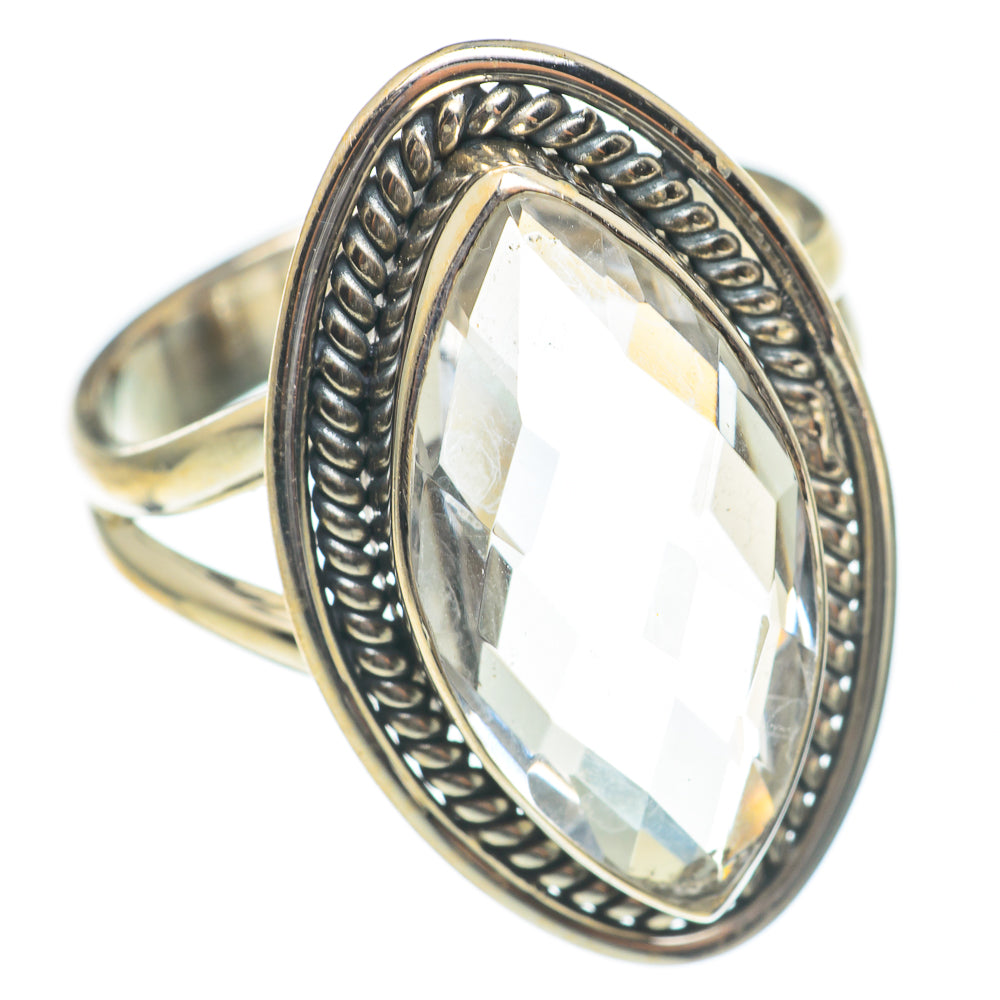White Quartz Rings handcrafted by Ana Silver Co - RING67079