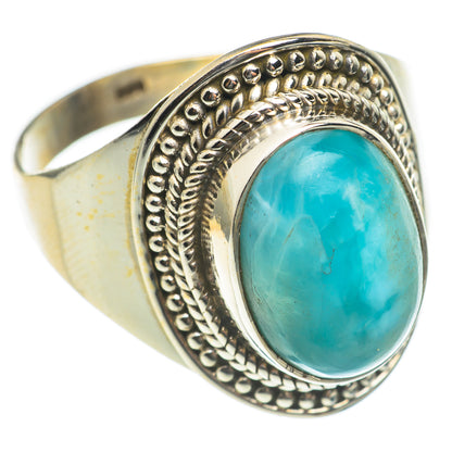Larimar Rings handcrafted by Ana Silver Co - RING67082