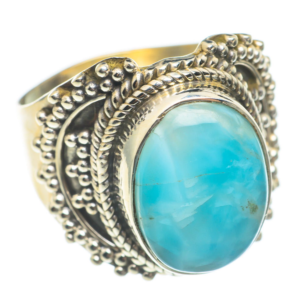 Larimar Rings handcrafted by Ana Silver Co - RING67083
