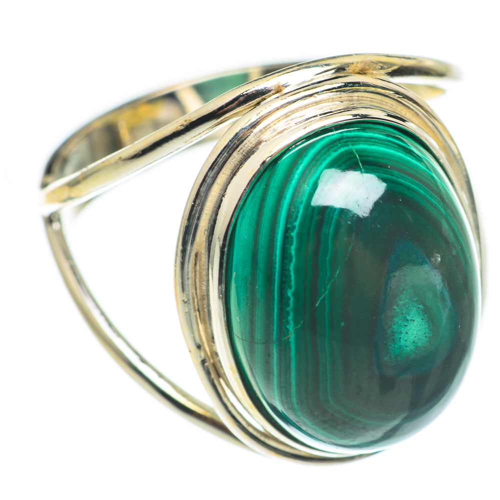 Malachite Rings handcrafted by Ana Silver Co - RING67087