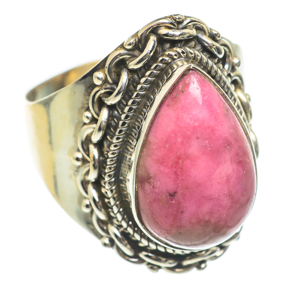 Rhodochrosite Rings handcrafted by Ana Silver Co - RING67089