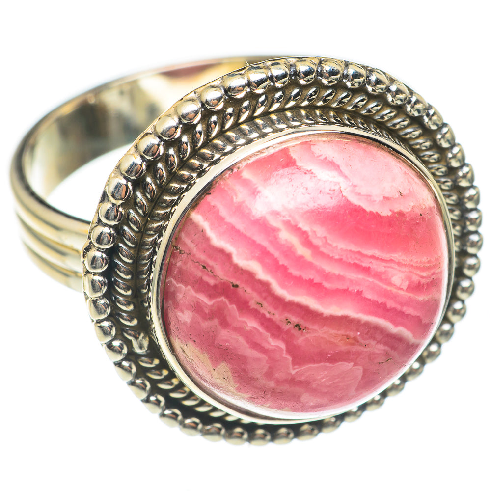 Rhodochrosite Rings handcrafted by Ana Silver Co - RING67090