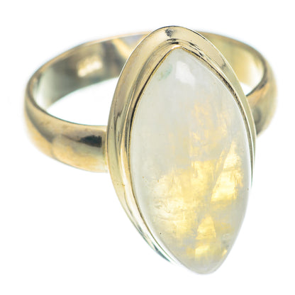 Rainbow Moonstone Rings handcrafted by Ana Silver Co - RING67097