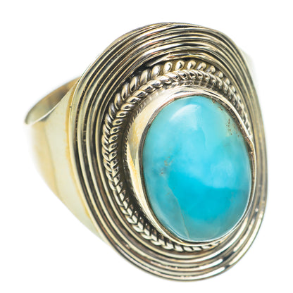 Larimar Rings handcrafted by Ana Silver Co - RING67098
