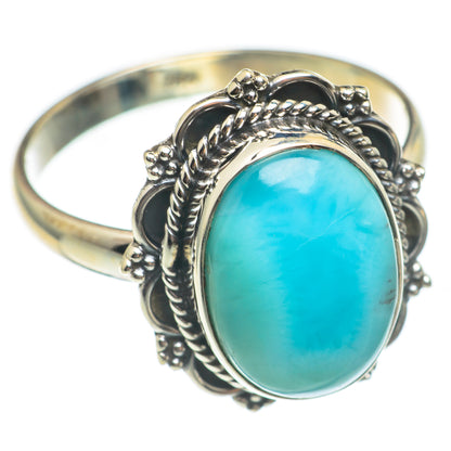 Larimar Rings handcrafted by Ana Silver Co - RING67099