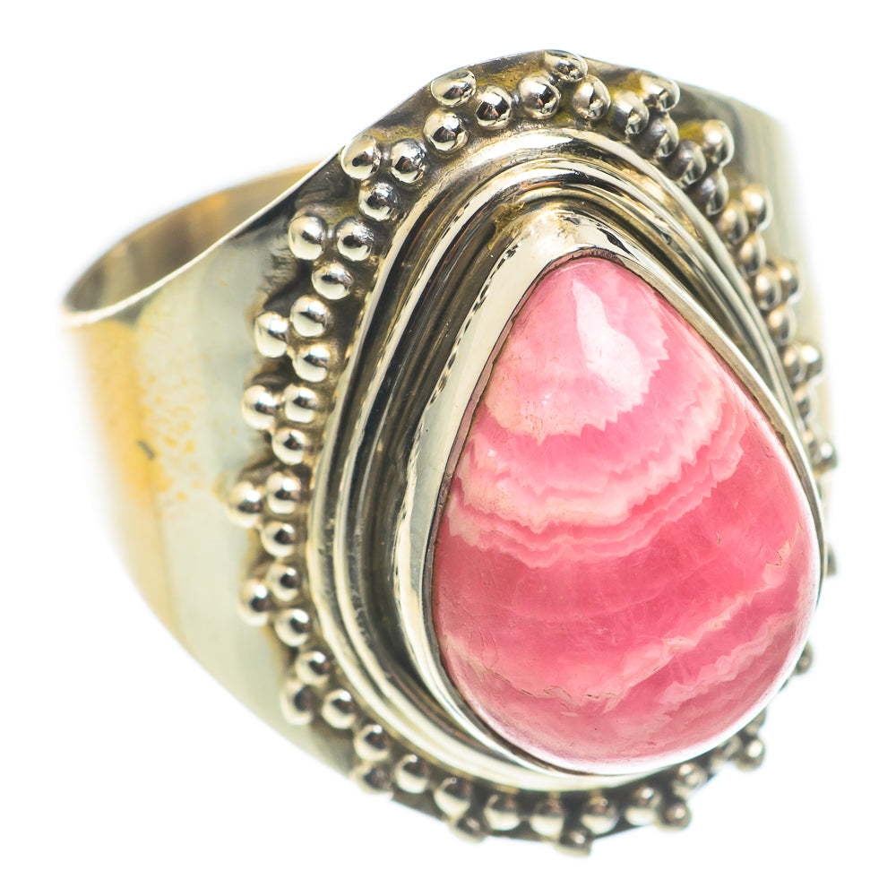 Rhodochrosite Rings handcrafted by Ana Silver Co - RING67106