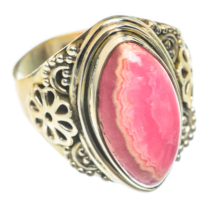 Rhodochrosite Rings handcrafted by Ana Silver Co - RING67108