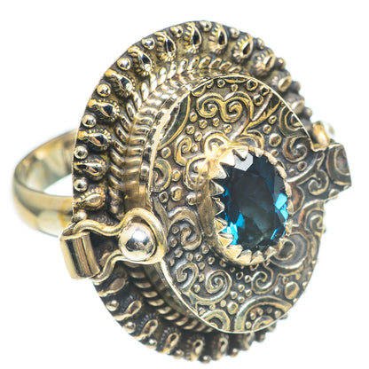 Londan Blue Topaz Rings handcrafted by Ana Silver Co - RING67117