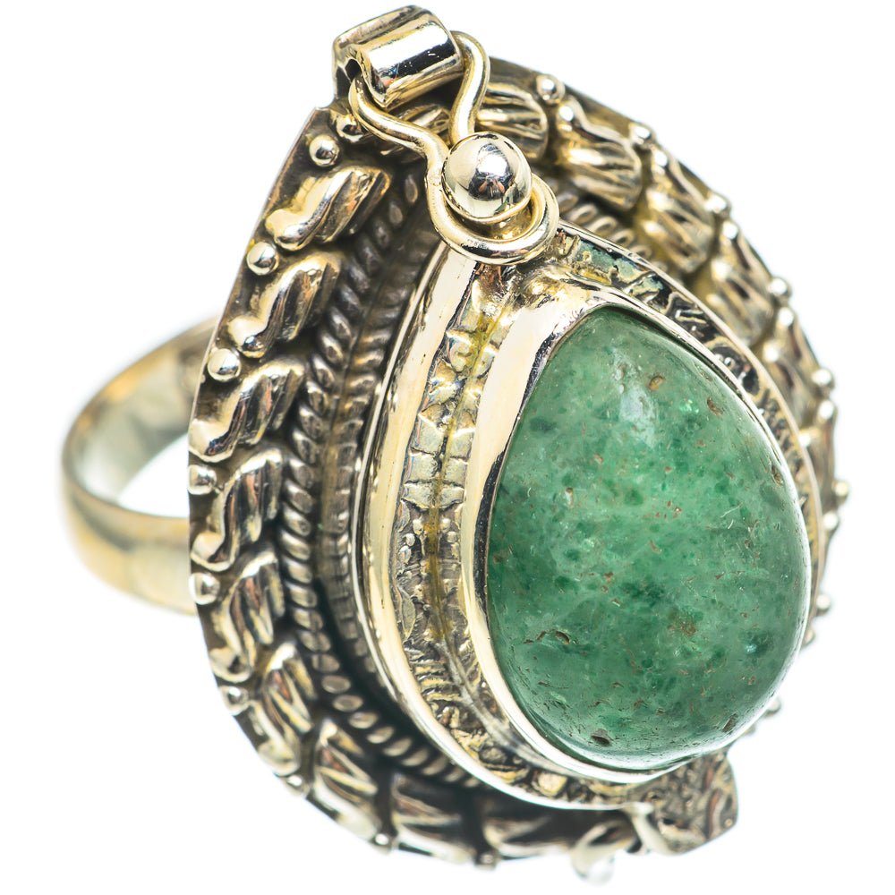 Green Aventurine Rings handcrafted by Ana Silver Co - RING67120