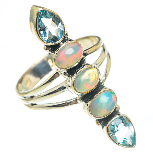 Ethiopian Opal Rings handcrafted by Ana Silver Co - RING67137